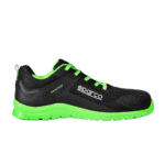 SPABTB0047B0K15 Sparco Practice Advanced S1PS ESD Safety Shoes - Black Fluro Green - 02
