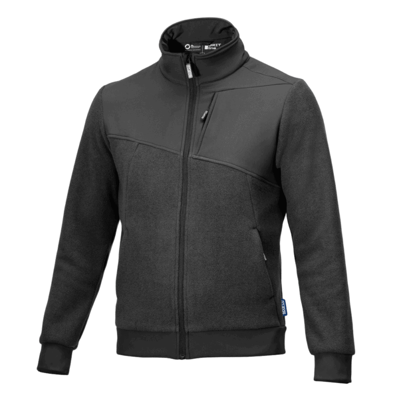 SPABTF0004B0E01 Sparco Grit Full Zip Fleece - Grey