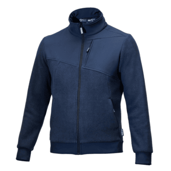 SPABTF0004b0N02 Sparco Grit Full Zip Fleece - Navy Blue