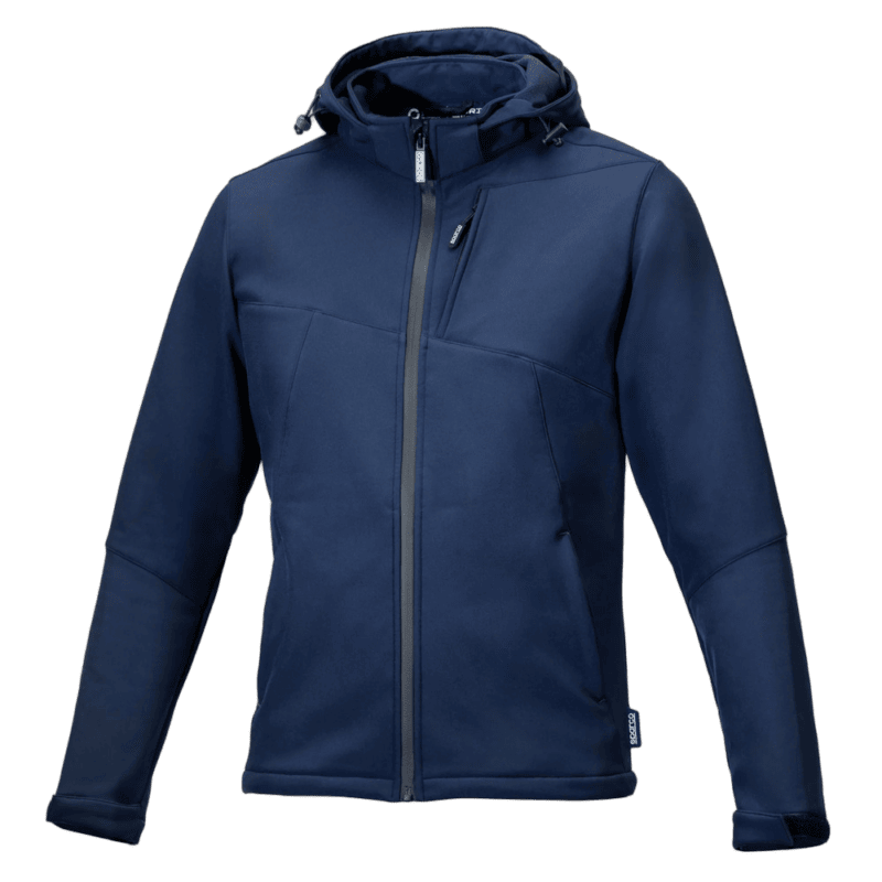 SPABTJ0004B0N02 Sparco Grit Soft Shell Jacket - Navy