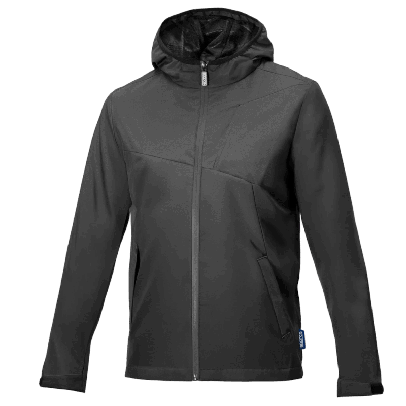 SPABTJ0006B0E01 Sparco Grit Windbreaker Jacket - Grey