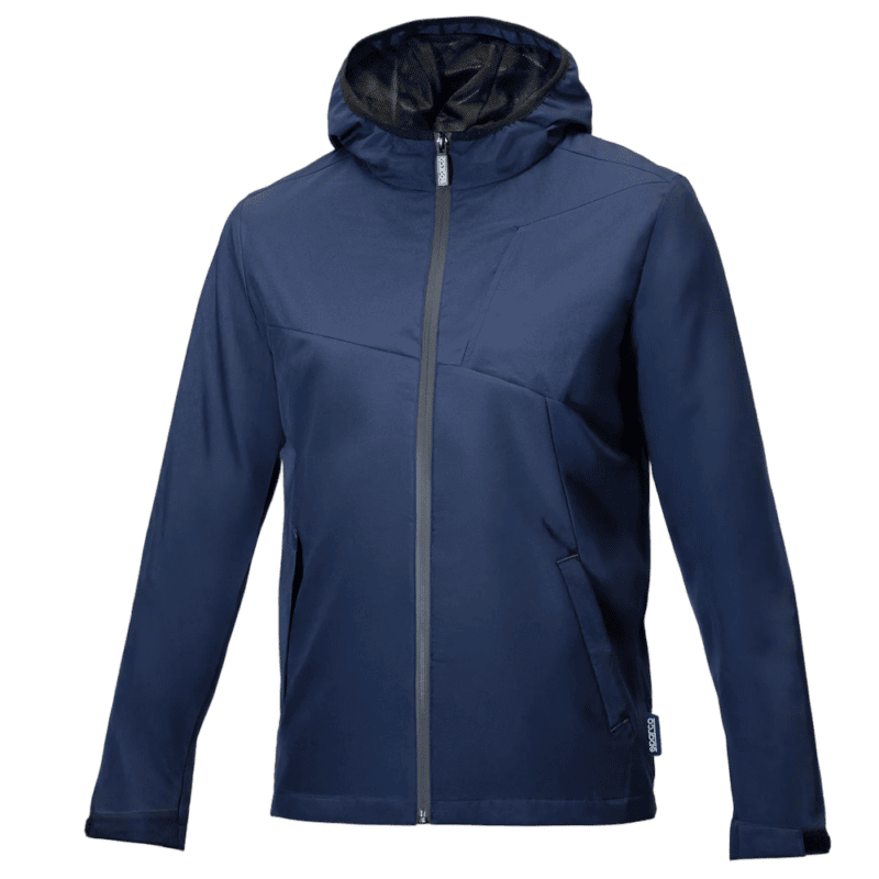 SPABTJ0006B0N02 Sparco Grit Windbreaker Jacket - Navy Blue