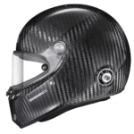 Carbon fibre racing helmet from Grand Prix Racewear, designed for motorsport safety and performance.