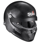 Stilo Zeros carbon fibre racing helmet with aerodynamic design and advanced safety features for motorsport enthusiasts.
