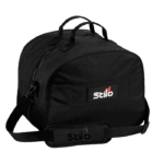 Black Stilo racing bag designed for motorsport enthusiasts, featuring durable material and multiple compartments for gear storage.