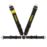 Schroth Profi II ASM 4 Point Strap Hook Harness - Black
