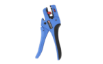 Blue and black Facom stripping plier with adjustable jaw for precise wire stripping, suitable for electrical work.