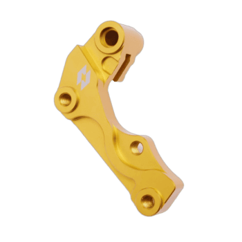 Gold racing motorcycle brake lever with GPR Direct logo, designed for high-performance racing bikes.
