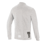 Grey Grand Prix Racewear racing jacket with branding patches, designed for motorsport enthusiasts and professionals.