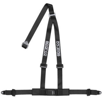 Sparco Club H-3 3 Point Harness-Black