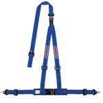Sparco Club H-3M 3 Point Double Release Martini Racing Harness-Blue