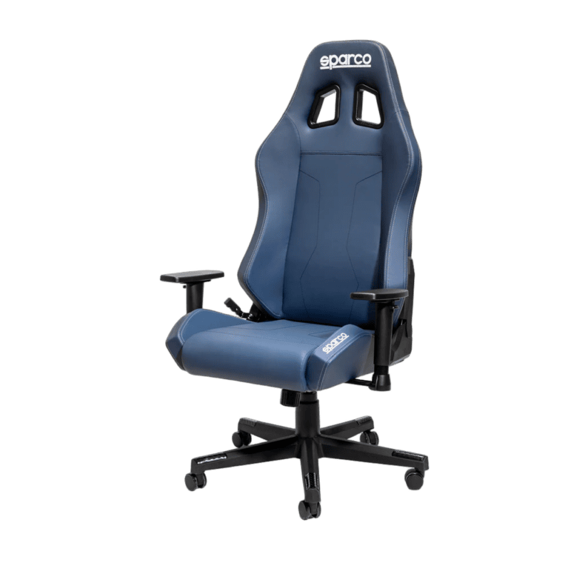 Sparco Coach Gaming Office Chair - Blue / Grey