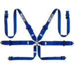 Sparco Competition 6 Points Touring Harness-Blue
