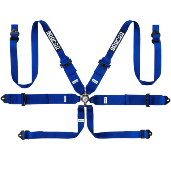 Sparco Competition 6 Points Touring Harness-Blue