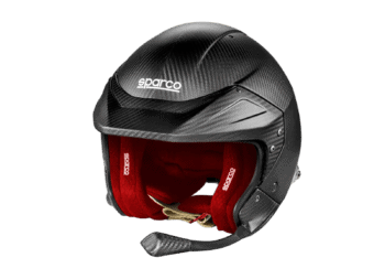 Sparco Flux RJ-i Carbon Helmet - Red Interior