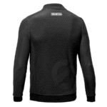 Sparco Full Zip Printed Sweatshirt - Black - 01