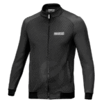 Sparco Full Zip Printed Sweatshirt - Black