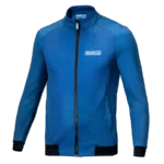 Sparco Full Zip Printed Sweatshirt - Navy Blue
