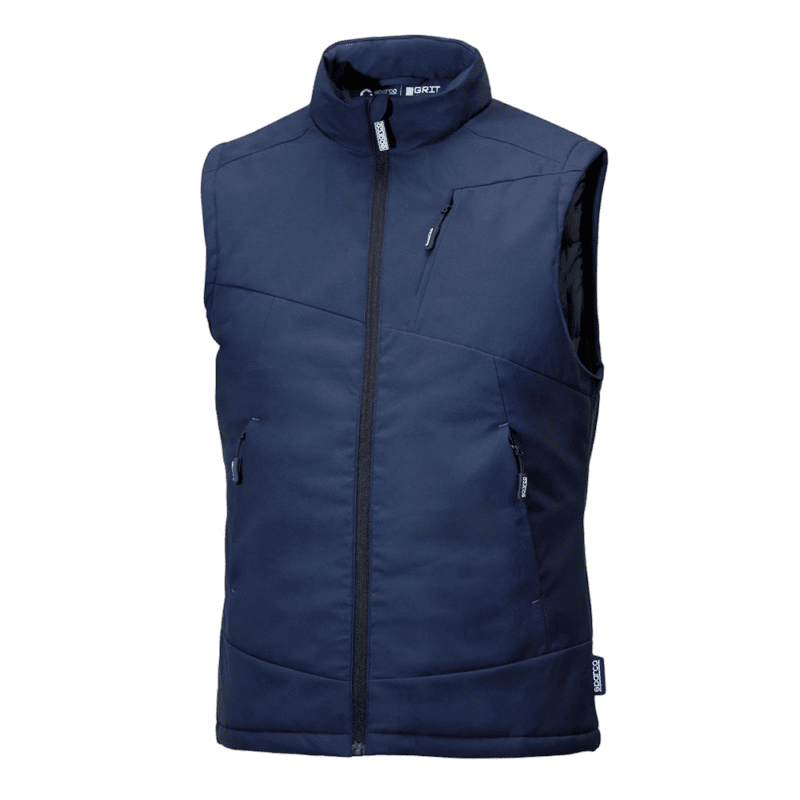 Sparco Grit Padded Vest - Navy Blue
