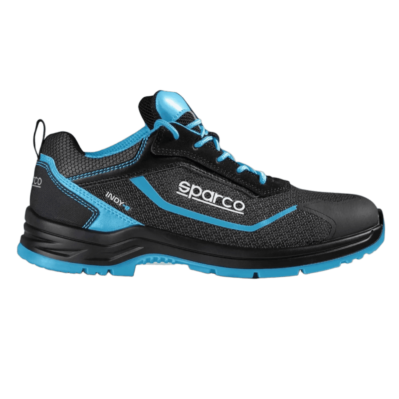 Sparco Indy-E S3 ESD Safety Shoes - Black Light Blue - 01