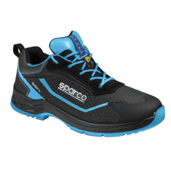 Sparco Indy-E S3 ESD Safety Shoes - Black Light Blue