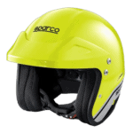 Sparco J-Pro Track Day Helmet-Fluro Yellow-Black-1