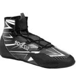 Sparco K-Rapid Kart Boots - Lace Closure - Black/White