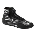 Sparco K-Rapid WP Kart Boots - Rotor Closure - Black White