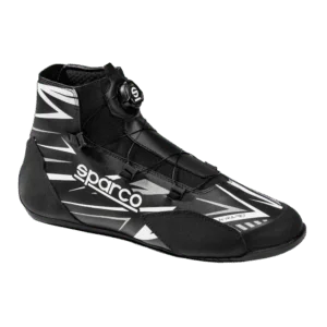 Sparco K-Rapid WP Kart Boots - Rotor Closure - Black White