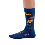 Sparco Lancia Delta Collections Socks - Navy Blue - 01