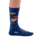 Sparco Lancia Delta Collections Socks - Navy Blue