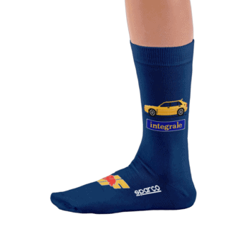 Sparco Lancia Delta Integrale Socks - Navy Blue - 02