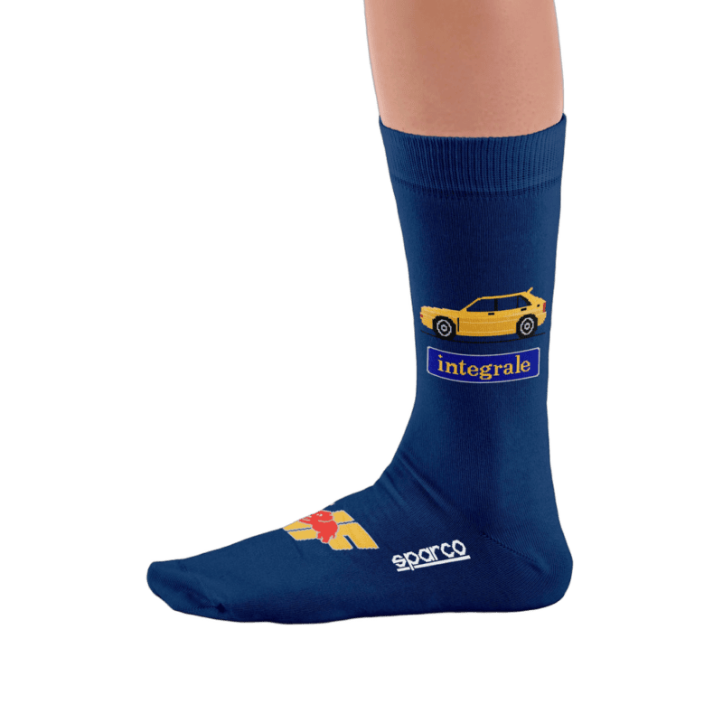 Sparco Lancia Delta Integrale Socks - Navy Blue - 02