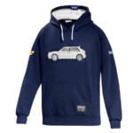 Sparco Lancia HF Delta Integrale Hoodie - Navy Blue White