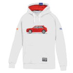 Sparco Lancia HF Delta Integrale Hoodie - White Red