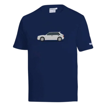 Sparco Lancia HF Delta Integrale T-Shirt - Navy Blue White