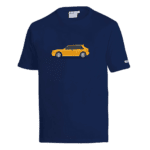 Sparco Lancia HF Delta Integrale T-Shirt - Navy Blue Yellow
