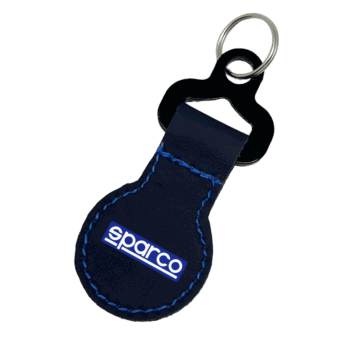 Sparco Lancia HF Leather Key Fob