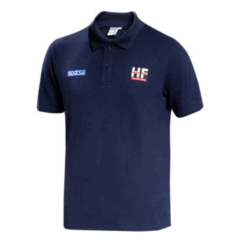 Sparco Lancia HF Squadra Corse Lunetta Polo Shirt - Navy Blue