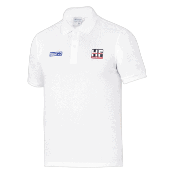 Sparco Lancia HF Squadra Corse Lunetta Polo Shirt - White