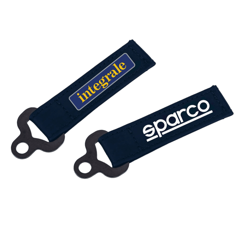 Sparco Lancia Integrale Leather Key Fob