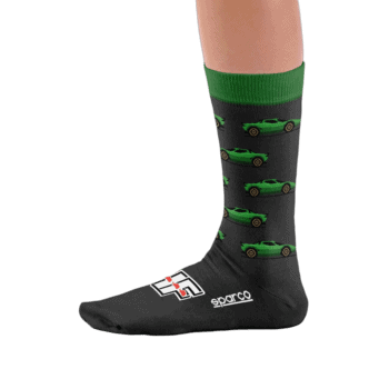 Sparco Lancia Stratos Socks - Black Green - 01