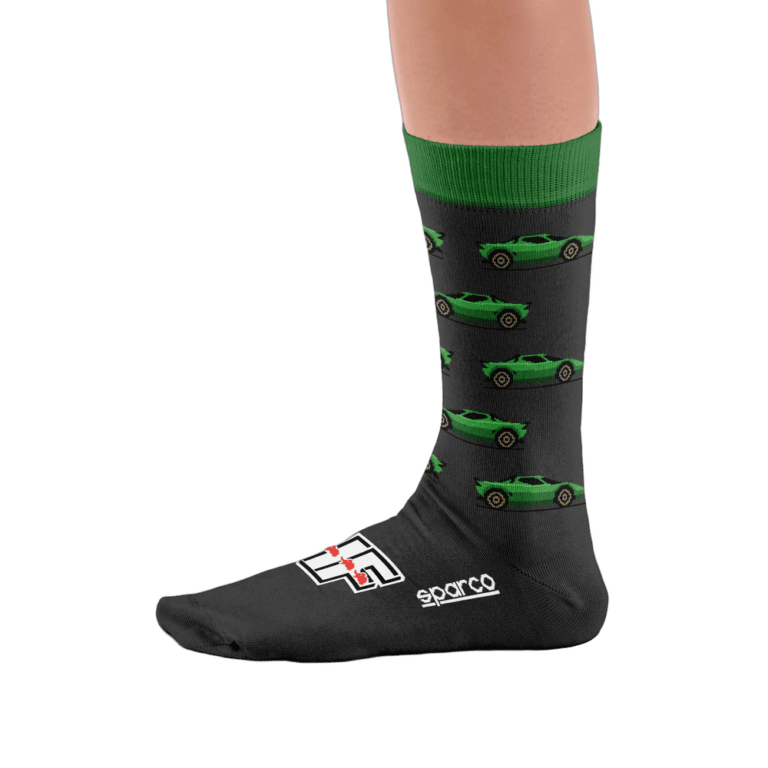 Sparco Lancia Stratos Socks - Black Green - 01