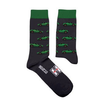 Sparco Lancia Stratos Socks - Black Green
