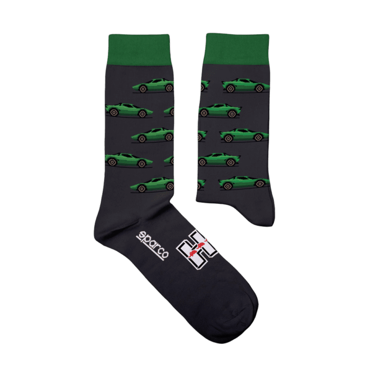 Sparco Lancia Stratos Socks - Black Green