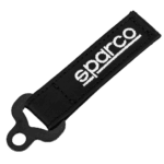 Sparco Leather Key Fob_Black