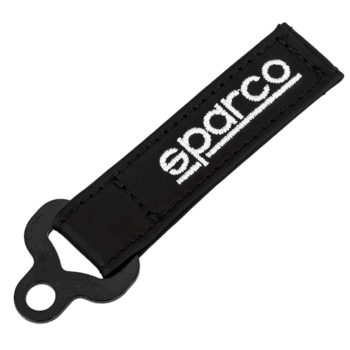 Sparco Leather Key Fob_Black