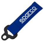 Sparco Leather Key Fob_Blue