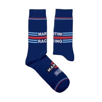 Sparco Martini Racing Iconic Design 2 Socks - Navy Blue