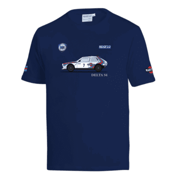 Sparco Martini Racing Lancia Delta S4 T-Shirt - Navy Blue